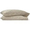 Boll & Branch Garden Signature Hemmed Set Of 2 Pillowcases In Brown