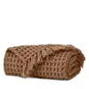Boll & Branch Grand Waffle Merino Wool Throw Blanket