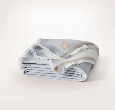 Boll & Branch Lav� Wool Throw Blanket