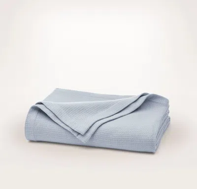 Boll & Branch Lightweight Bed Blanket In Blue