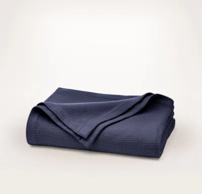Boll & Branch Lightweight Bed Blanket In Blue
