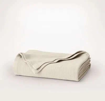 Boll & Branch Lightweight Bed Blanket In White