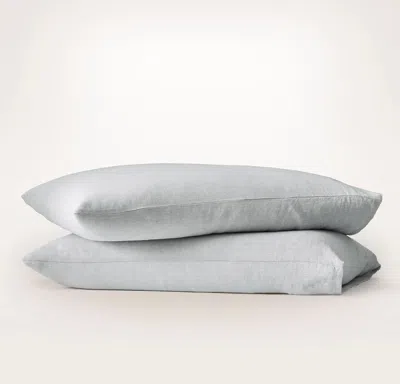 Boll & Branch Linen Pillowcase Set In Blue