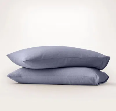 Boll & Branch Linen Pillowcase Set In Blue