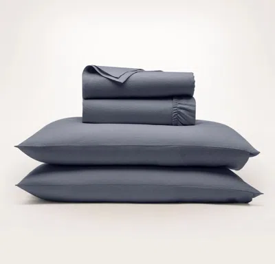 Boll & Branch Linen Sheet Set In Blue