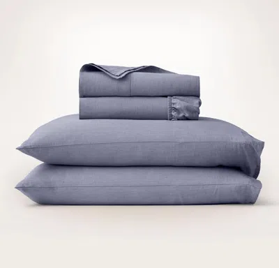 Boll & Branch Linen Sheet Set In Blue