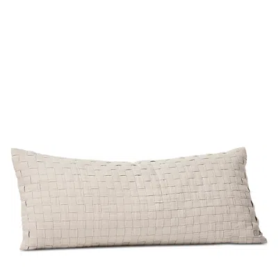 Boll & Branch The Woven Icon Pillow Cover (lumbar) In White