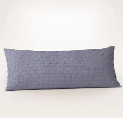 Boll & Branch Linen Woven Icon Pillow Cover In Gray
