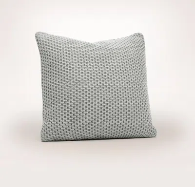 Boll & Branch Mosaic Honeycomb Knit Pillow Cover (20x20) In Gray