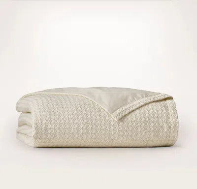 Boll & Branch Mosaic Waffle Duvet Cover In Brown