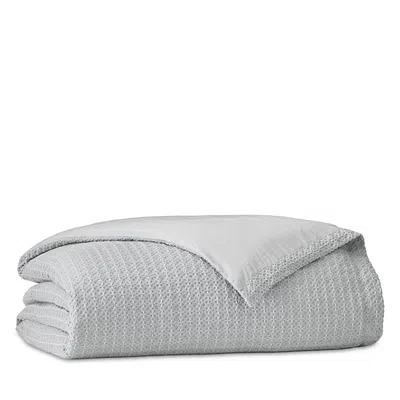 Boll & Branch Mosaic Waffle Duvet Cover, Full/queen In Shore/cream