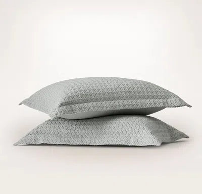 Boll & Branch Mosaic Waffle Duvet Sham Set In Multi