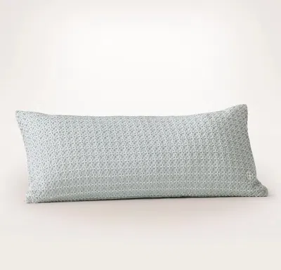 Boll & Branch Mosaic Waffle Pillow Cover In Gray