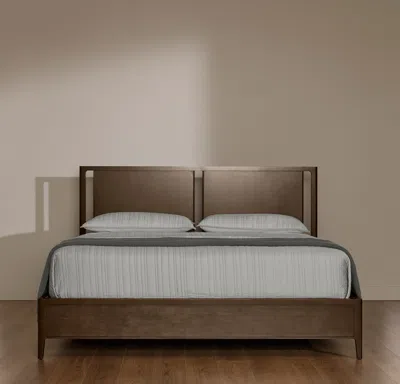 Boll & Branch Organic Beds In Espresso Wood Frame