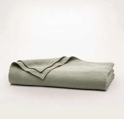 Boll & Branch Organic Cooling Bed Blankets In Gray