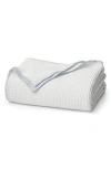 Boll & Branch Organic Cotton Waffle Blanket In White