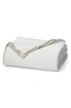 Boll & Branch Organic Cotton Waffle Blanket In Gray