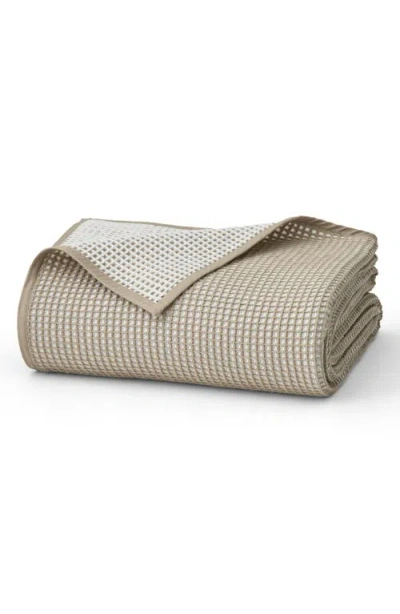 Boll & Branch Organic Cotton Waffle Knit Bed Blanket In Neutral