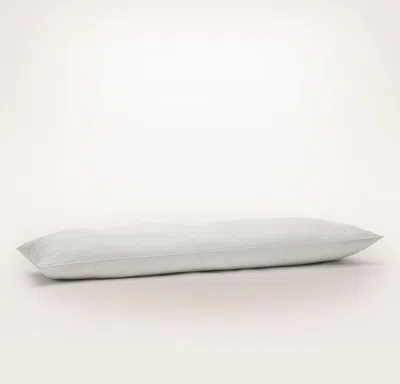 Boll & Branch Organic Down Alternative Body Pillow In White