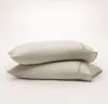 Boll & Branch Organic Linen Pillowcase Set In Chambray Oak Crochet [hidden]