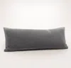 Boll & Branch Ribbed Knit Pillow Cover (lumbar) In Heathered Oatmeal [hidden]