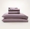 Boll & Branch Organic Signature Hemmed Sheet Set In Plum [hidden]