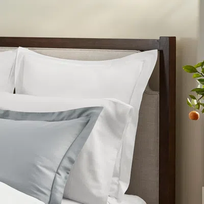 Boll & Branch Organic The Upholstered Framed Bed In White