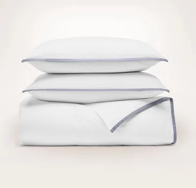 Boll & Branch Percale Embellished Duvet Set
