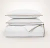 Boll & Branch Percale Embellished Duvet Set