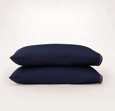 Boll & Branch Percale Embellished Pillowcase Set
