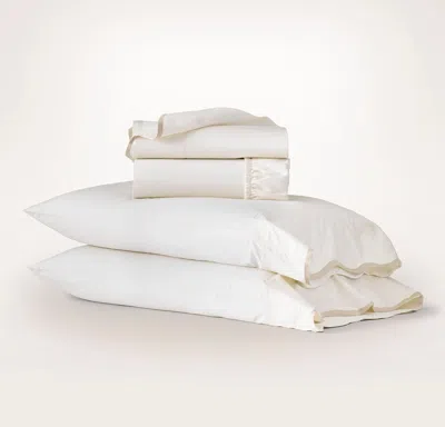 Boll & Branch Percale Embellished Sheet Set