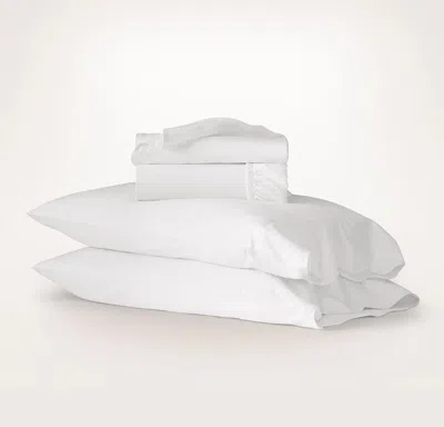 Boll & Branch Percale Embellished Sheet Set