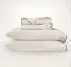 Boll & Branch Percale Embellished Sheet Set In Multi