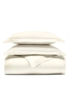Boll & Branch Percale Hemmed 300 Thread Count Duvet Cover & Shams Set