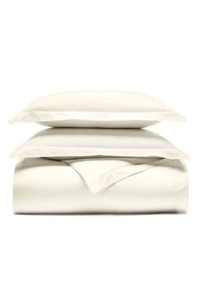 Boll & Branch Percale Hemmed 300 Thread Count Duvet Cover & Shams Set