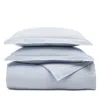 Boll & Branch Percale Hemmed Duvet Cover Set, King/cal King In Blue
