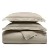 Boll & Branch Percale Hemmed Duvet Cover Set, King/cal King In Brown