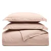 Boll & Branch Percale Hemmed Duvet Cover Set, King/cal King In Pink