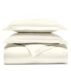 Boll & Branch Percale Hemmed Duvet Cover Set, King/cal King In White