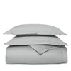 Boll & Branch Percale Hemmed Duvet Set, Full/queen In Shore