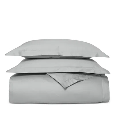 Boll & Branch Percale Hemmed Duvet Set, Full/queen In Shore