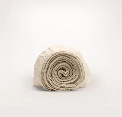 Boll & Branch Percale Hemmed Fitted Sheet In Neutral