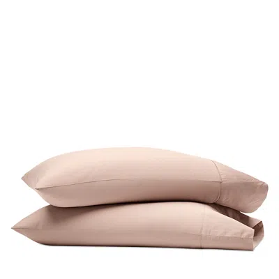 Boll & Branch Percale Hemmed King Pillowcase, Pair In Pink
