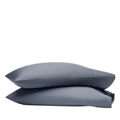 Boll & Branch Percale Hemmed King Pillowcase, Pair In Gray