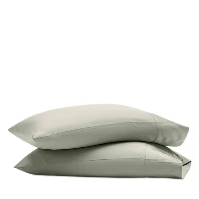 Boll & Branch Percale Hemmed King Pillowcase, Pair In Green