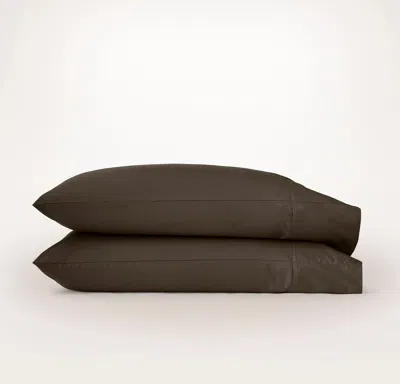 Boll & Branch Percale Hemmed Pillowcase Set In Animal Print
