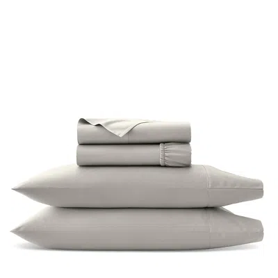 Boll & Branch Percale Hemmed Sheet Set, Full In Gray
