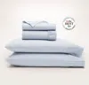 Boll & Branch Percale Hemmed Sheet Set In Gray