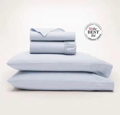 Boll & Branch Percale Hemmed Sheet Set In Gray
