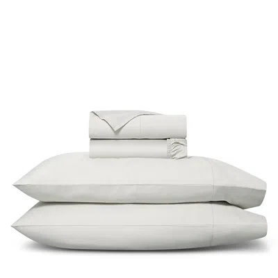 Boll & Branch Percale Hemmed Sheet Set, King In Gray